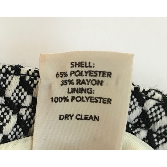 Ann Taylor Loft Women’s Plus Size Black and White Print Mini Skirt Size 14 - Picture 5 of 7